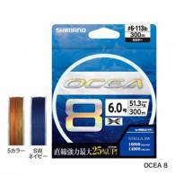 Shimano<br />OCEA 8<br />3号 300m 5カラー