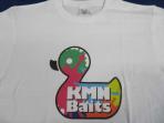 【特価】KMN Baits<br />Tシャツ　ホワイト　Lサイズ