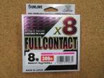 SUNLINE<br />ソルティメイト<br />FULL CONTACT X8<br />8号 300m