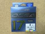Shimano<br />OCEA 17+<br />8号 300m 5カラー