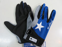 Blue Blue<br />Fishing Gloves<br />ブルー/XL